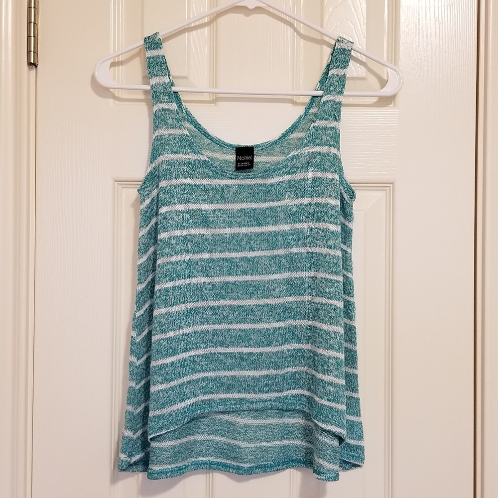 Flowy striped top, made in USA